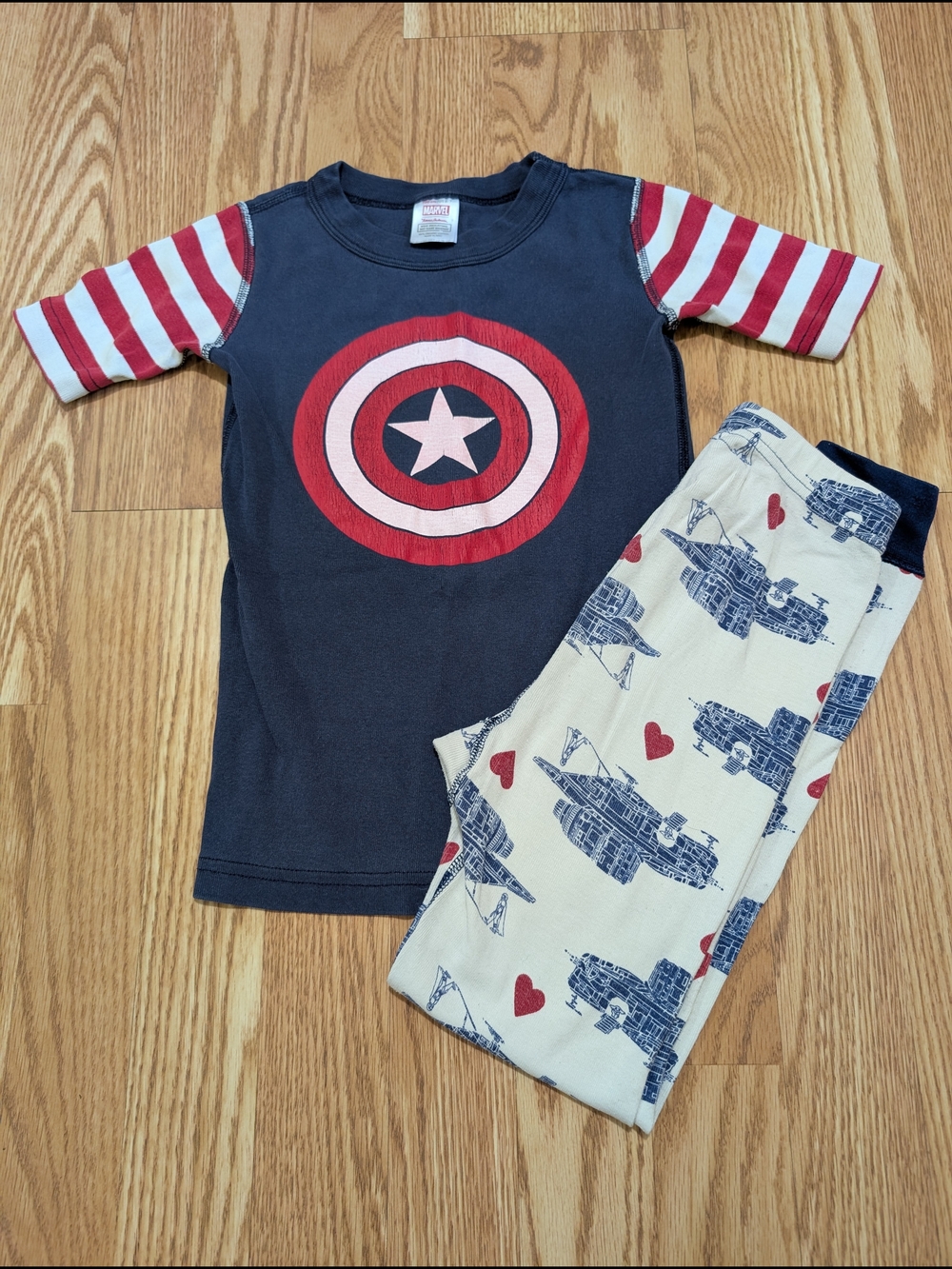 Hanna Andersson Pajama Set - Marvel Star Wars 120 6/7 Organic Cotton